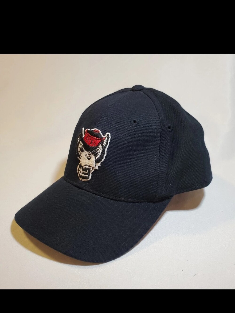Vintage 90s NC State Wolfpack Hat American Needle Fitted 7 3/8 Wool NCAA